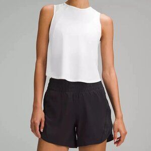 Lululemon Sculpt Cropped Tank Top Pleated White 8